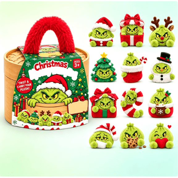 2026 Christmas Limited Monster Plush Toys Blind Box Random 1PC, Festival & Birthday Gifts, Stocking Stuffers Party Favors, Holiday Mystery Party Favors