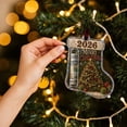 thumbnail image 1 of 2026 Christmas Money Holder Ornament,Stocking‑Shaped Acrylic Cash Keepsake Hanging Pendant,Funny Festive Christmas Tree Holiday Gift Decor for Merry Christmas Party Decorations, 1 of 7