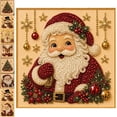 thumbnail image 1 of 2026 Christmas Pearl Diamond Painting Art DIY Kit, 3D Pearl Beads Art Craft Kits for Adults & Beginner, Gemstone Diamond Dot Beads for Home Wall Decor, 1 of 7