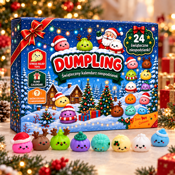 2026 Christmas Squishies Advent Calendar 24 Days Mini Items, Holiday ...