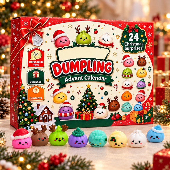 Duck Advent Calendar 2026, 24-Day 3D Mini Duck Figurines Christmas ...