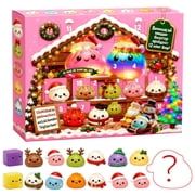 2026 Christmas Squishy Advent Calendar, 12 Days Countdown Blind Box, Stress Relief Sensory Squishy Toys, Holiday Party Present For Adults & Kids