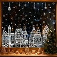 thumbnail image 1 of 2026 Christmas Village Stickers, White House Christmas Window Clings, DIY Double Sided White House Snowy Village Stickers for Glass Windows Holiday Winter Window Decorations, 1 of 8