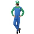 thumbnail image 1 of 2026 Classic Halloween Cosplay Super Brothers Costumes for Men, Funny Super Bros Fancy Dress Cosplay Costume - L - 03-Green, 1 of 2