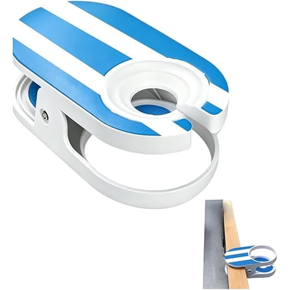 2026 Clip-On Drink Holder Desk Bottle Stand Universal Cup Holder Clip for Outdoor Indoor Beath for Water Drink Beverage Soda Coffee Mug Holder, Secure Your Beverage Anywhere