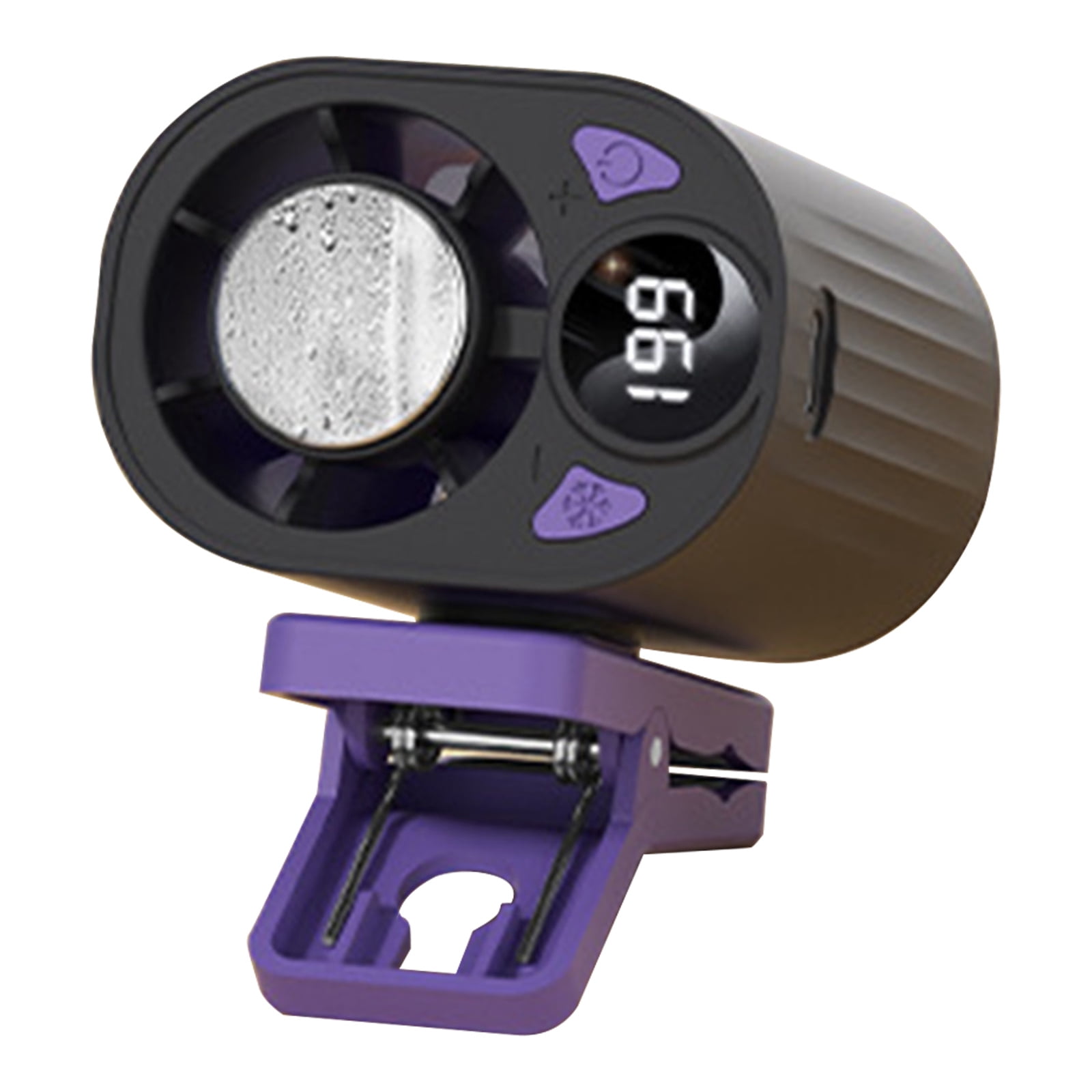 2026 Clip-On Mini Fan, USB Rechargeable Portable Air Conditioner Fan, 3-Speed Silent Bladeless