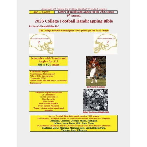 2026 College Football Handicapping Bible, (Paperback)