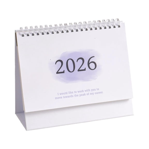 2026 Color Check in Calendar (English Version)