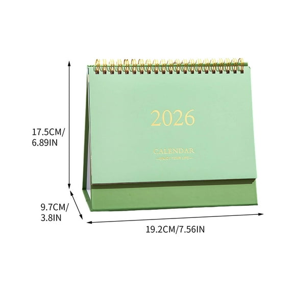 2026 Color Desk Calendar Desktop Calendar Office Memo Message Notebook