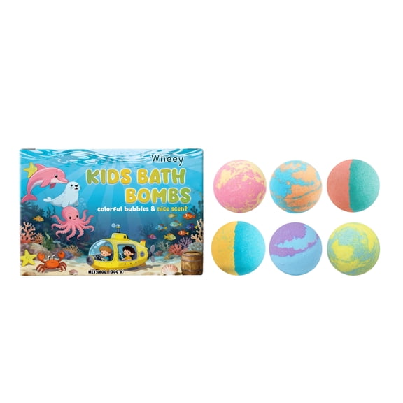 2026 Colorful Bath Bomb Gift,Handmade Balls with Hidden Surprise Figurines