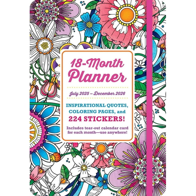 2026 Coloring Planner, (SpiralBound) 2026 Coloring Planner, (SpiralBound)