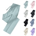 thumbnail image 1 of 2026 Comfy Fit Pants for Women Stretch Active Women's Ultra Soft Stretch Perfect Drape Easy Pull on Casual Track Pants Over 50 Mint Green XL, 1 of 5