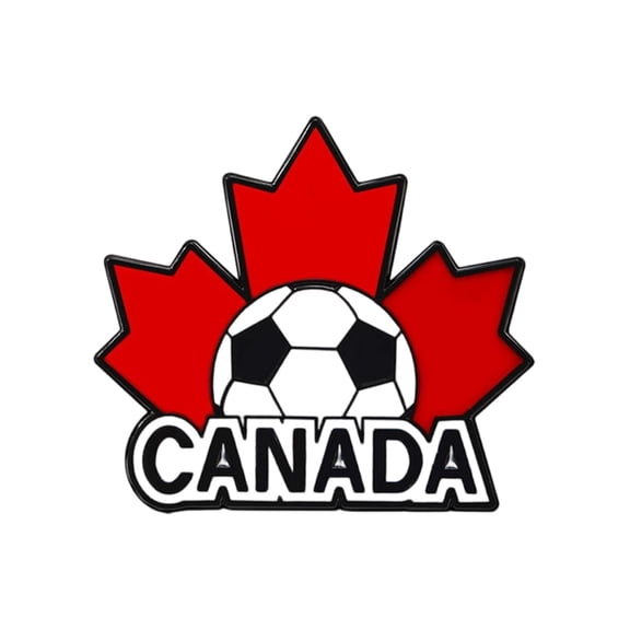 2026 Commemorative Enamel Pin Badge - Football Themed Souvenir Pin for Jersey, Cap, Collector Display - USA-Canada-Mexico Match Memorabilia
