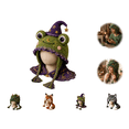 thumbnail image 1 of 2026 Common Frog Hood Hat DIY Crochet Kit Series,Animal Crochet Kit for Beginners with Step-by-Step Instructions,All-in-One Complete Set for Dragon Fox Wolf Frog Rainbow Hoods,Craft Gift, 1 of 6