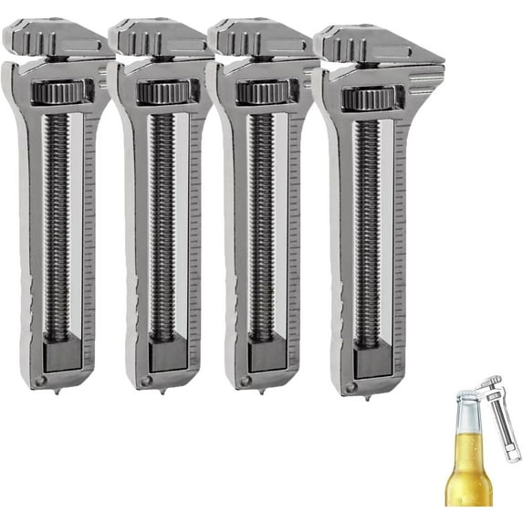 2026 Compact Titanium Multitool, Mini Multitool Wrench, Multifunctional Bottle Opener and Wrench Tool, For Outdoor Camping Hiking Backpacking Repairing