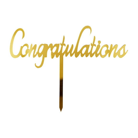 2026 Congratulations Cake Topper, Glitter Grad Cap And Diploma Picks For Graduation Party Decor (B)