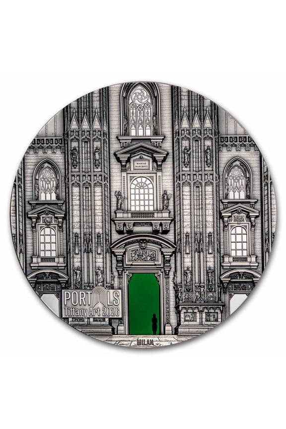 2026 Cook Islands 1 kilo Silver Tiffany Art: Milan & Prague