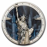 2026 Cook Islands 2 oz Silver Timeless Icons Statue of Liberty