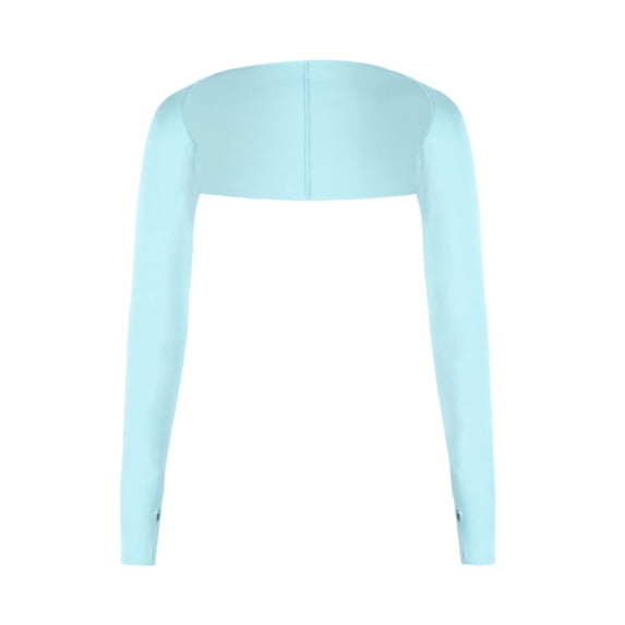 2026 Cooling Shawl Arm Sleeves Sun Uv Protection Cooler Shrug, Comfortable & Breathable Anti-UV Arm Sleeves for Women Sky Blue