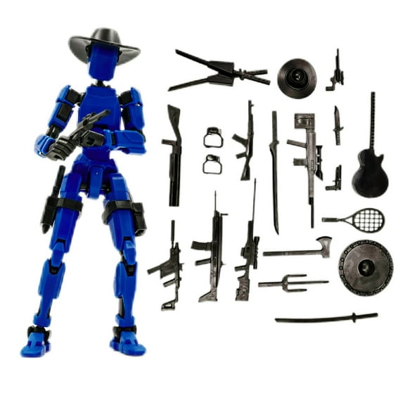 2026 Creative Decompression Action Doll Set Assembly Model Ornament