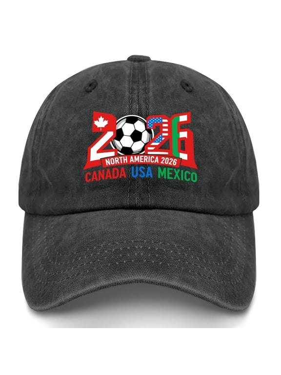 2026 Cup Hat Host Countries Soccer Football Cap, 26 Host Country Soccer Football Supporters Cap