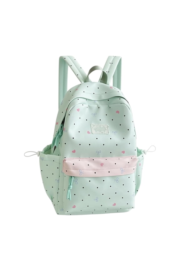 2026 Cute Preppy Bag Floral Printed Kawaii Backpack Cottagecore Backpack Laptop Daypack