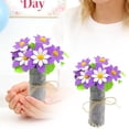 thumbnail image 1 of 2026 DIY Mother’s Day Flower Bouquet Kit – Pre-Cut Felt Flowers & Wrapping Paper for Kids Craft, Home Decor & Heartfelt Gift Making - B, 21*12.5, 1 of 10