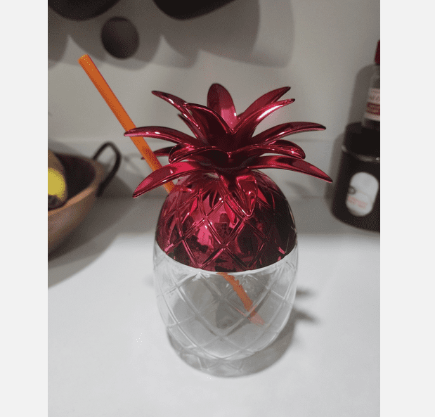 2026 DUNKIN' PINEAPPLE CUPS, Transparent Pineapple Drinking Tumbler ...