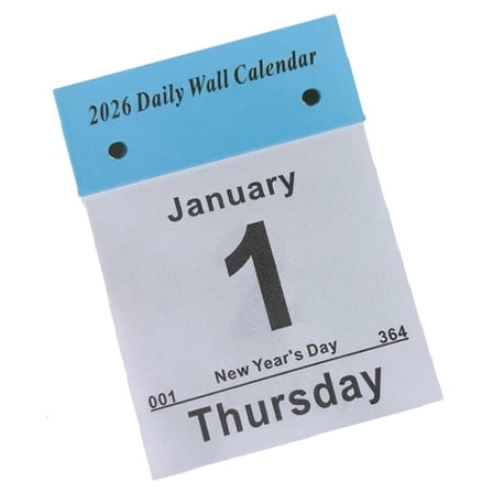 2026 Daily Inspiration Tear Off Calendar With Friendly Paper For Office and Home