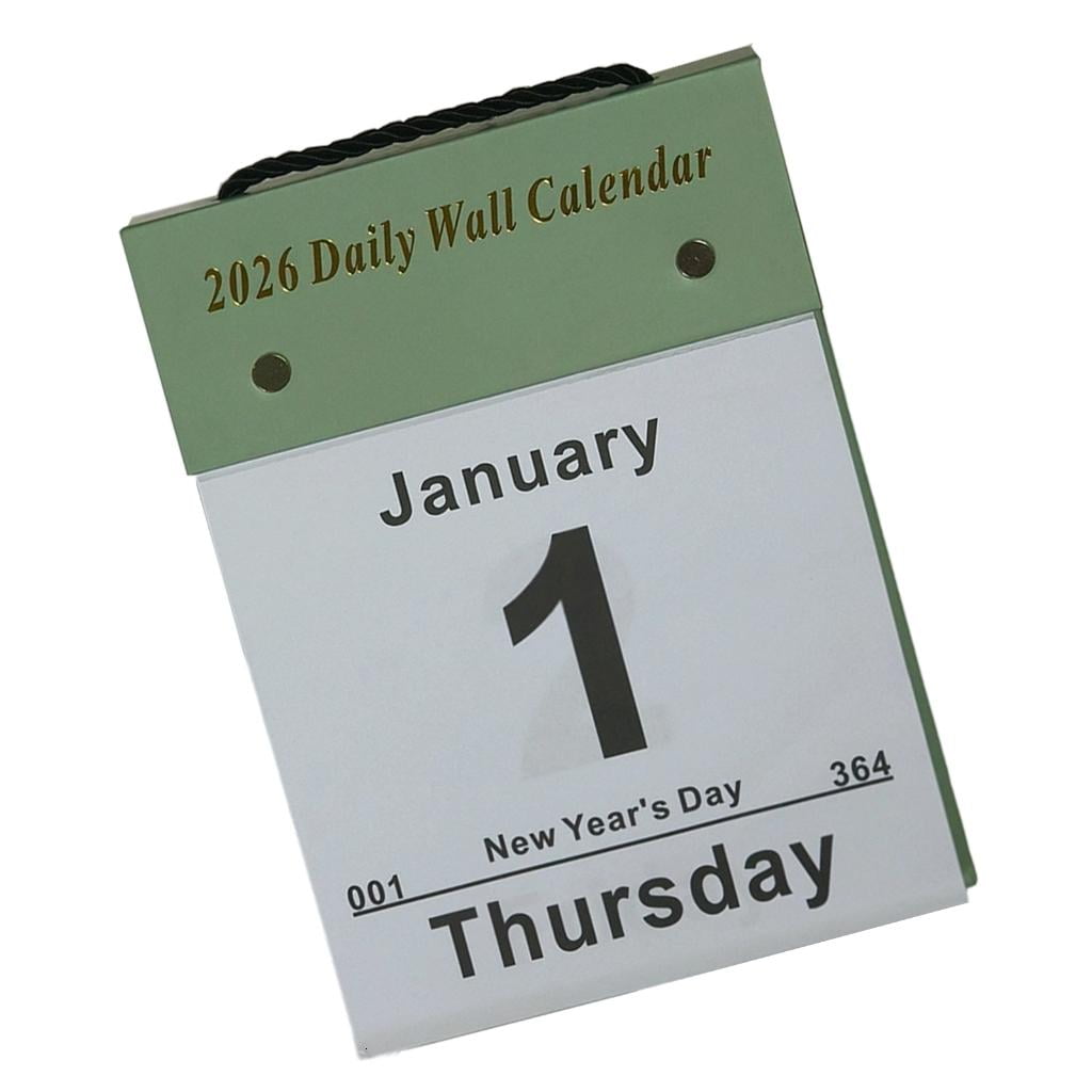 2026 Daily Inspiration Tear Off Calendar With Friendly Paper For Office and Home