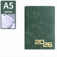 thumbnail image 1 of 2026 Daily Planner | 365 Days | English | Deluxe Dated Organizer | Weekly & Monthly Layouts | Foil-Stamped Cover | Thick No-Bleed Paper | Ribbon Marker | Elastic Closure | Expandable Pocket, 1 of 2