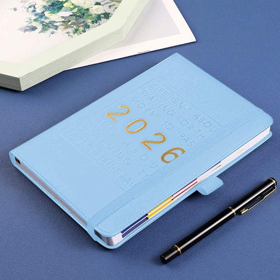 2026 Daily Planner 365 Days Large Agenda Notebook with Hourly Schedule, January to December 2025, Calendar App Compatible, Management Organizer, 2026 Record Book Gift