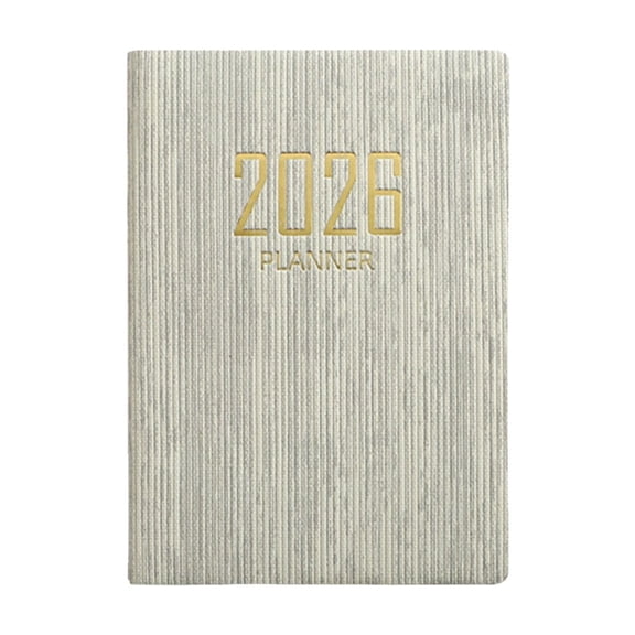 2026 Daily Planner, A7 Pocket Notebook with Travel Diary Function, Student Planner Notebook for School College Office Home, 2026 Planner