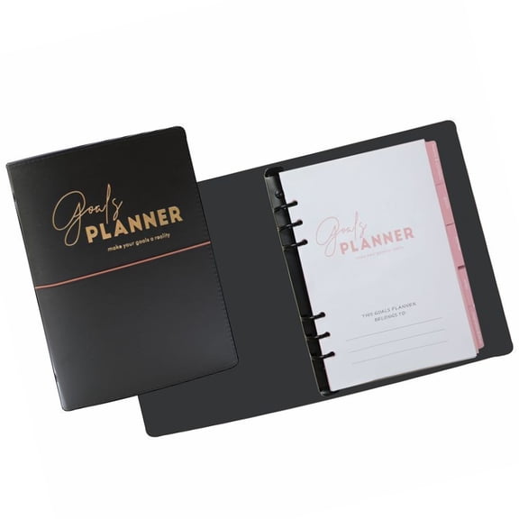 2026 Daily Planner Hardcover Cover With Metallic Corners And Thick Paper