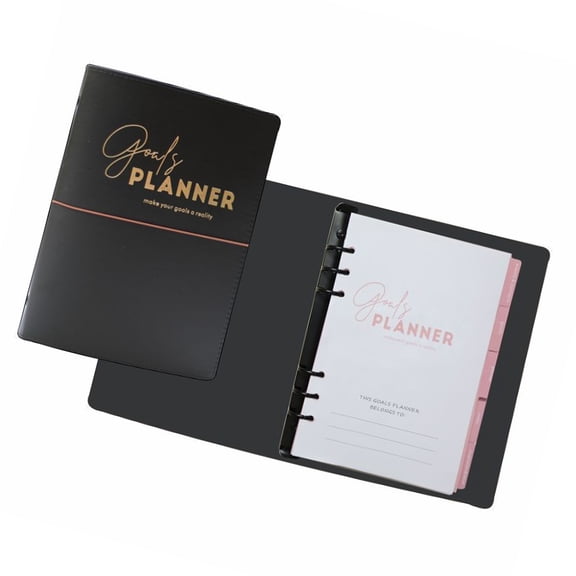 2026 Daily Planner Hardcover Cover With Metallic Corners And Thick Paper