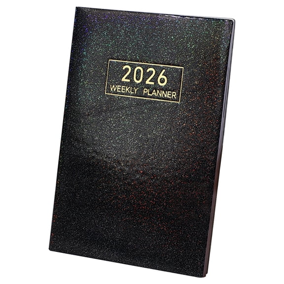 2026 Daily Planner Hardcover Hourly Schedule Organizer with Monthly Tabs & Task Tracker Cover Time Management Notebook for Work, School, Personal Goals