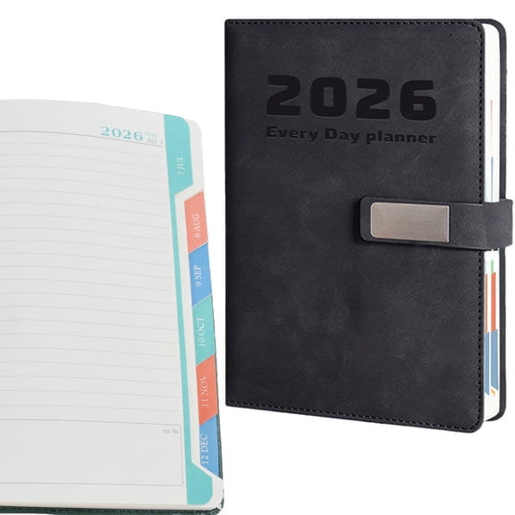 2026 Daily Planner, Jan 2026 - Dec 2026, 5.7" x 8.27" Weekly Planner/Calendar,Perfect for School Office Home Planning（1 pcs）