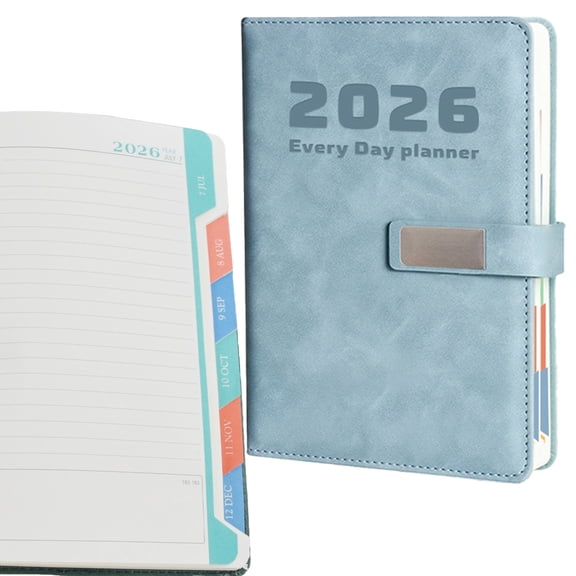 2026 Daily Planner, Jan 2026 - Dec 2026, 5.7" x 8.27" Weekly Planner/Calendar,Perfect for School Office Home Planning(1 pcs)
