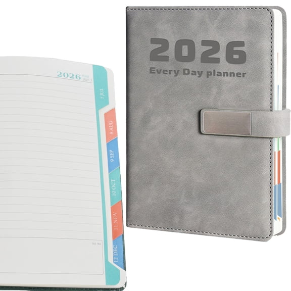 2026 Daily Planner, Jan 2026 - Dec 2026, 5.7" x 8.27" Weekly Planner/Calendar,Perfect for School Office Home Planning(1 pcs)