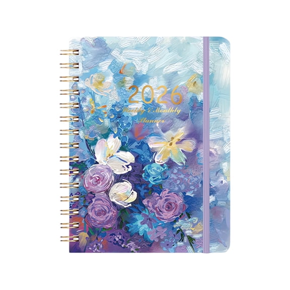 2026 Daily Planner and Monthly Calendar, High-Aesthetic Schedule Notebook with Ample Note Space for To-Do Lists and Goal Tracking Stationery Supplies Office & Craft & Stationery