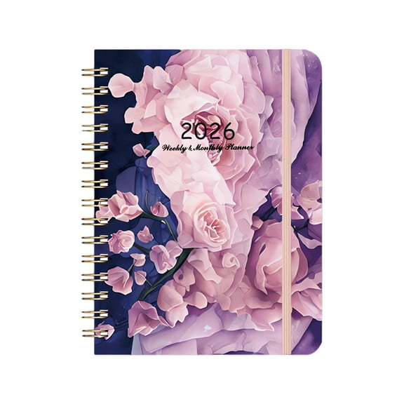 2026 Daily Planner and Monthly Calendar, High-Aesthetic Schedule Notebook with Ample Note Space for To-Do Lists and Goal Tracking Stationery Supplies Office & Craft & Stationery