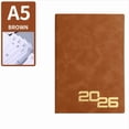 thumbnail image 1 of 2026 Daily Planner with Weekly and Monthly Layouts, Goal-Setting Sections, Thick Paper, Ribbon Markers, and Expandable Pocket, 1 of 2