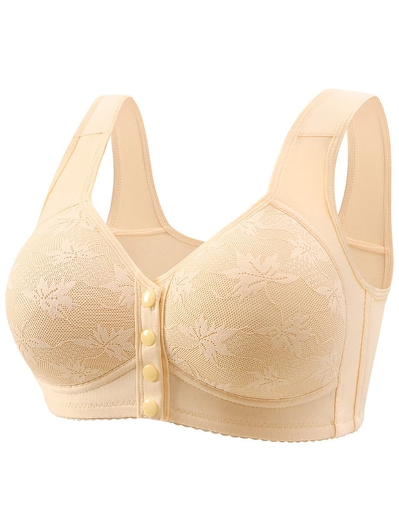 2026 Daisy Bra for Seniors, Front Snap Closure Bras, Front Snaps Daisy Bras for Older Women Complexion 38