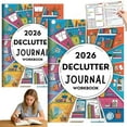 thumbnail image 1 of 2026 Declutter Journal Workbook | 52-Week Home & Office Organization Planner | 60 Pages Guided Family Organizing Diary for Clear Decision-Making & Space Transformation,2PCS, 1 of 7