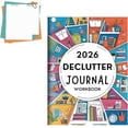 thumbnail image 1 of 2026 Declutter Journal Workbook, Family Organizing & Personal Planning Diary, 60 Page Guided Organization Planner, Structured Templates for Home/Office (1 PCS), 1 of 8