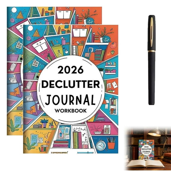 2026 Declutter Journal Workbook - Full-Year Calendar & Monthly Layouts ...