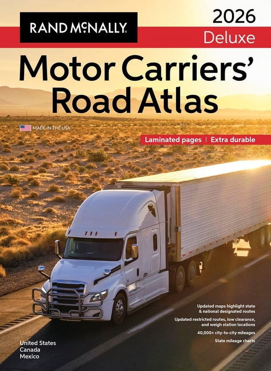 2026 Rand McNally Deluxe Motor Carriers Road Atlas, (Paperback)