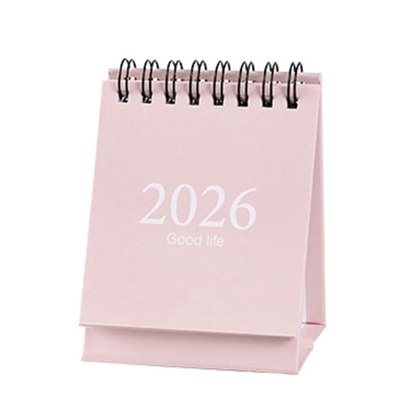 2026 Desk Calendar 19 Month Referances Runs from Jan 2026 to Jul 2027 Office Tabletop Monthly Calender for Plans Notes