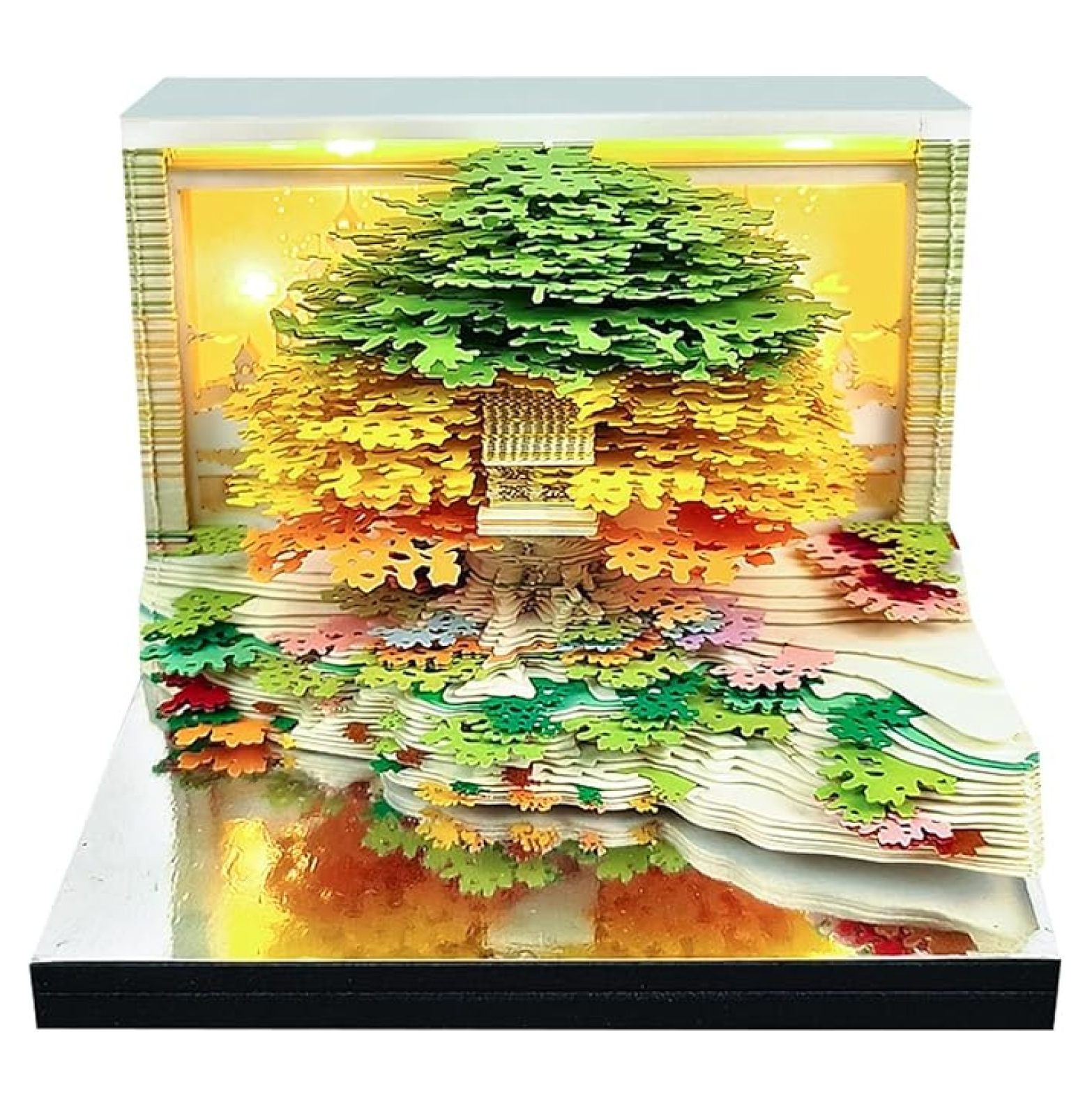 2026 Desk Calendar, 3D Tear-away Calendar, Paper Carving Art Memo Pad ...