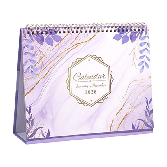 2026 Desk Calendar From January To December 2026 12 Months 10x8in Thick ...